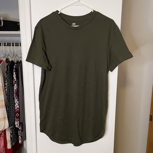 H&M “mens” Long length shirt